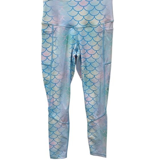 Feed Me Fight Me Iridescent Mermaid Leggings - Picture 7 of 7